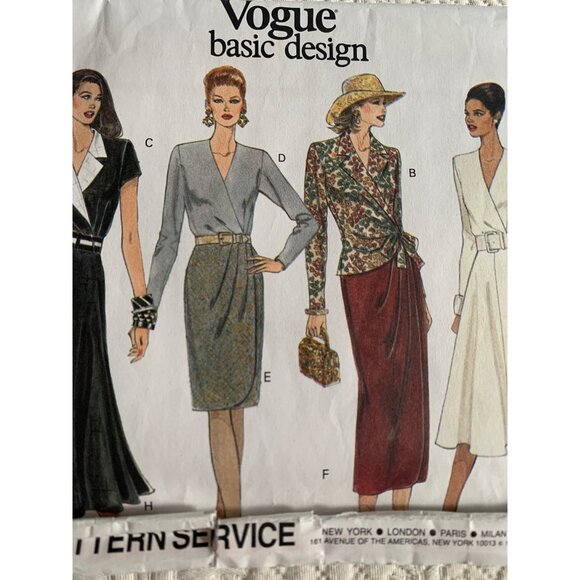 Vogue Misses Top Skirt Sewing Pattern 1311 Sz 12 - 16 - Uncut - Picture 3 of 9